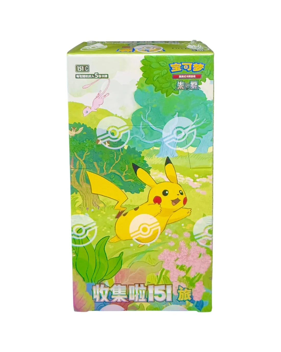 pokemon 151 vol 1 booster box chinese
