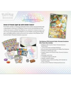 prismatic evolutions elite trainer box
