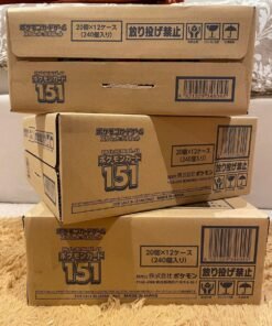 pokemon 151 booster box case
