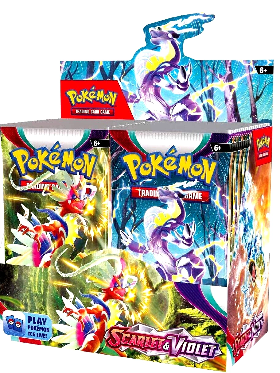 scarlet violet base booster box deutsch