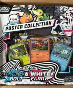 black bolt white flare unova poster collection