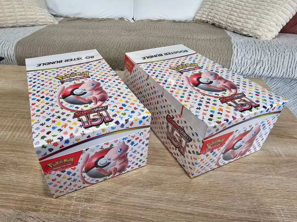 pokemon 151 booster bundle display