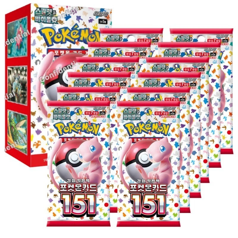 pokemon 151 booster box korean